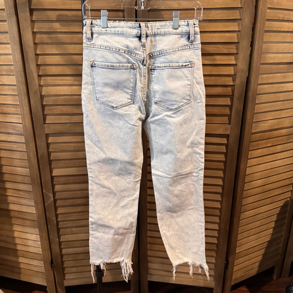 Vervet Los Angeles Light Jeans Women's Size 26 Distressed Acid Washed Retro - Picture 3 of 4